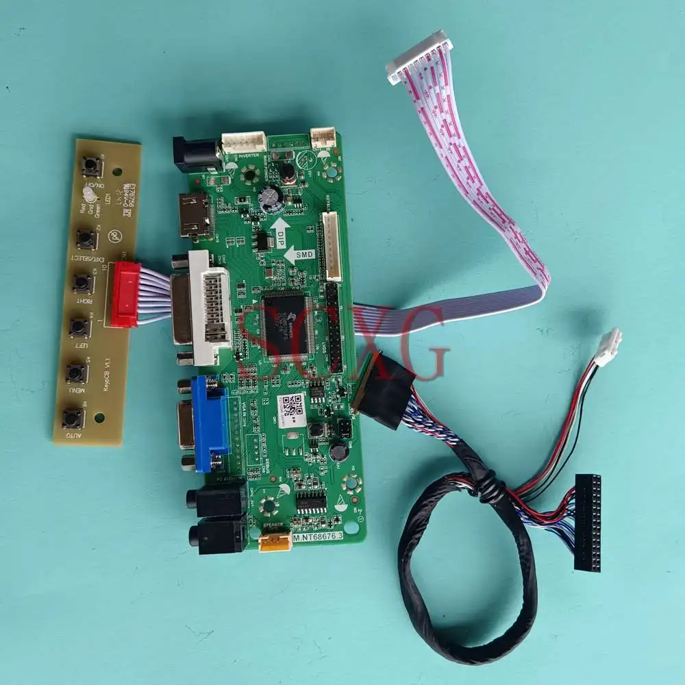 

Monitor LCD Controller Board DIY Kit For B140RW02 V0 60Hz Laptops Panel 1600*900 40 Pin LVDS DVI VGA HDMI-Compatible 14"