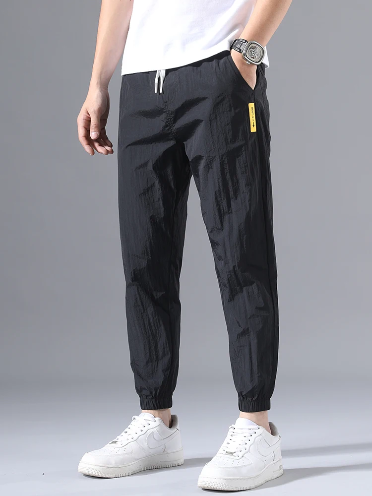 Мужские Повседневные Легкие Спортивные Штаны С Эластичной Резинкой На Талии