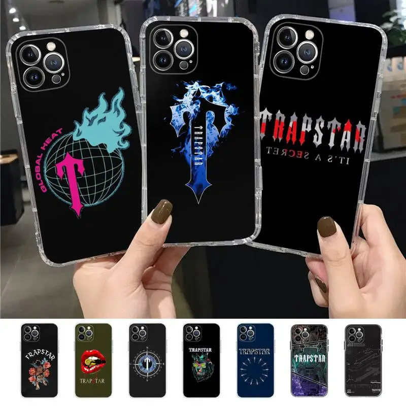 

Fashion Trapstar Phone Case for iPhone 11 12 13 mini pro XS MAX 8 7 6 6S Plus X 5S SE 2020 XR case