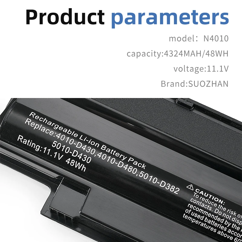 SUOZHAN J1KND аккумулятор для ноутбука DELL Inspiron N4010 N3010 N3110 N4050 N4110 N5010 N5010D N5110 N7010 N7110