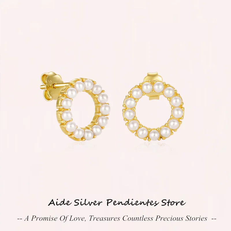 

Женские серьги-гвоздики из серебра 925 пробы с круглым жемчугом