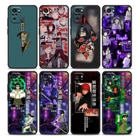 japanese anime naruto itachi hinata sasuke phone case for redmi 10 9 9a 9c 9i k20 k30 k40 plus note 10 pro 11 pro soft silicone