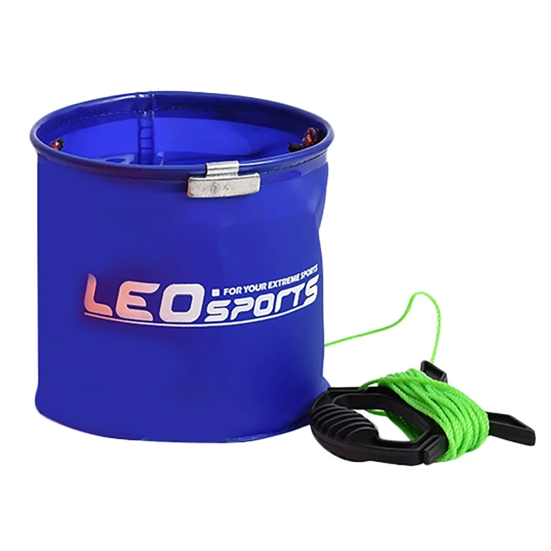 

New Hot LEO Collapsible Bucket Compact Portable Camping Bucket Foldable Water Bucket For Camping Boating Traveling