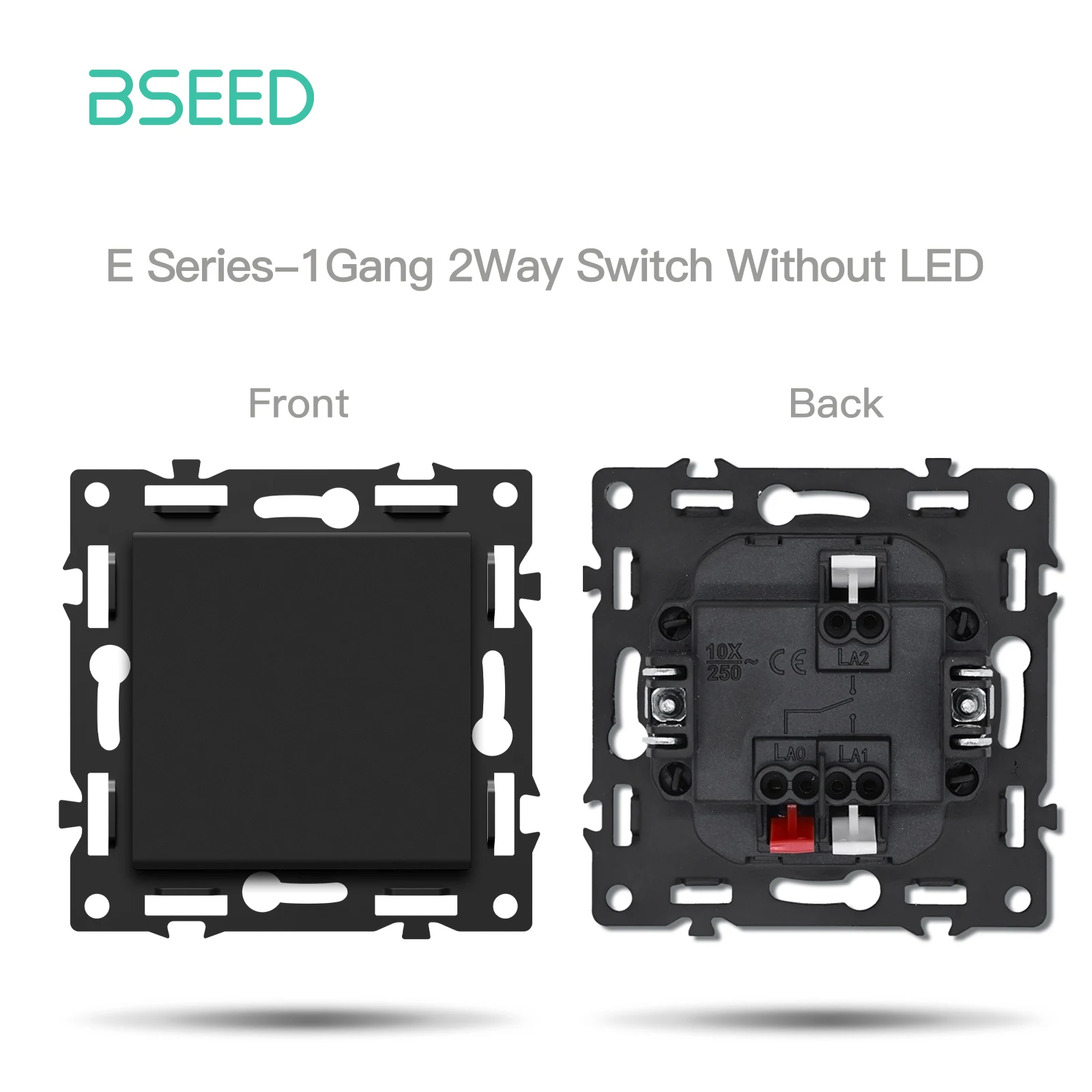 

Кнопочный переключатель BSEED 1/2Gang 65Вт