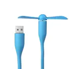 Силиконовый USB-вентилятор, гибкий миниатюрный гибкий USB-вентилятор для портативного зарядного устройства, ноутбука, ПК, зарядное устройство переменного тока, портативный ручной вентилятор для компьютера, летний гаджет