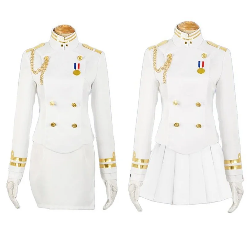 

Anime Red Lane IF IDs Atago Mastiff Dog Cosplay Costumes Ship Girl Sexy Uniform Halloween Suit Woman* Skirt