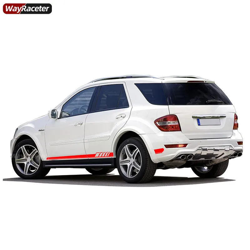 Наклейка с боковыми полосками 1 графическая наклейка для Mercedes Benz W166 W164 W163 ML класс