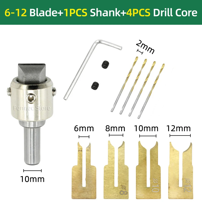 

Набор сверл FENNEC для изготовления деревянных бусин 6-25 мм