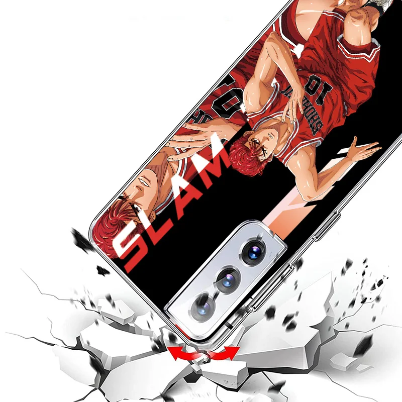 Японский комикс Slam-Dunk чехол для телефона Samsung Galaxy S24 Ultra S23 S22 S21 Plus S20 FE S10E S10 S9 S8 +