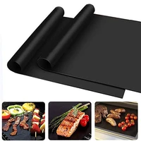 bbq tool non stick bbq grill mat baking mat cooking grilling sheet heat resistance easily cleaned kitchen barbecue tools 4033cm