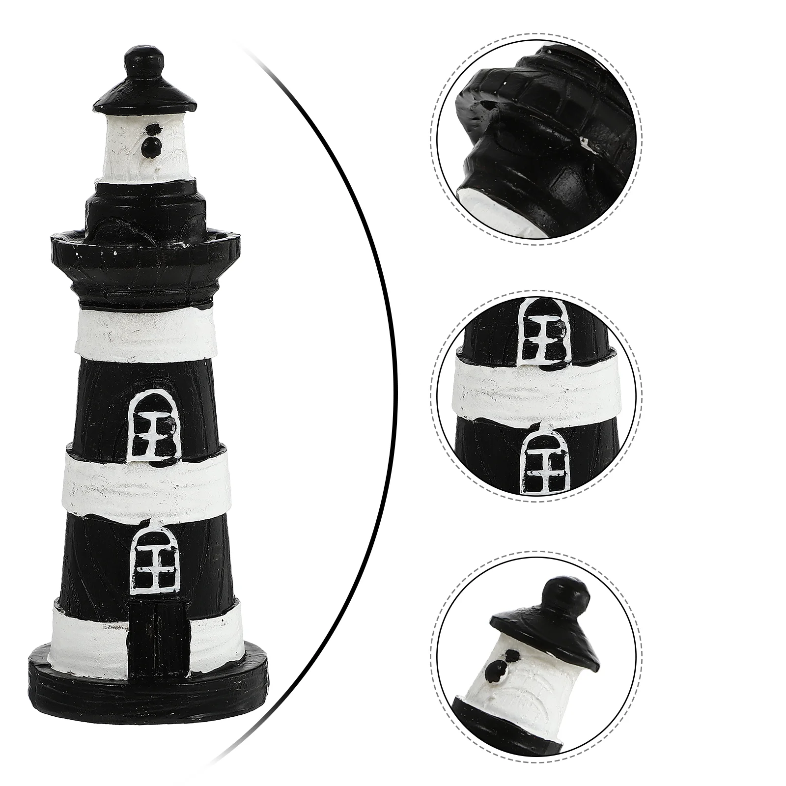 

Lighthouse Nautical Decor Party Ornament Figurine Ocean Beach Theme Decorations Ornamentstank Figurines Supplies Figure