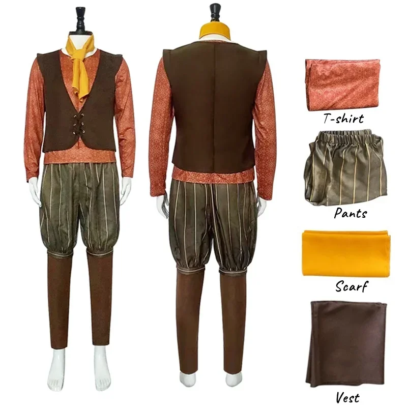 Шрек фильм Rumpelstiltskin косплей аниме монстр 4 костюм короля гном капитана игровая