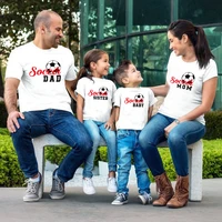 soccer dad family t shirt matching football sports world cup 2022 shirts party shirt boy baby onesie familien outfit sommer tee