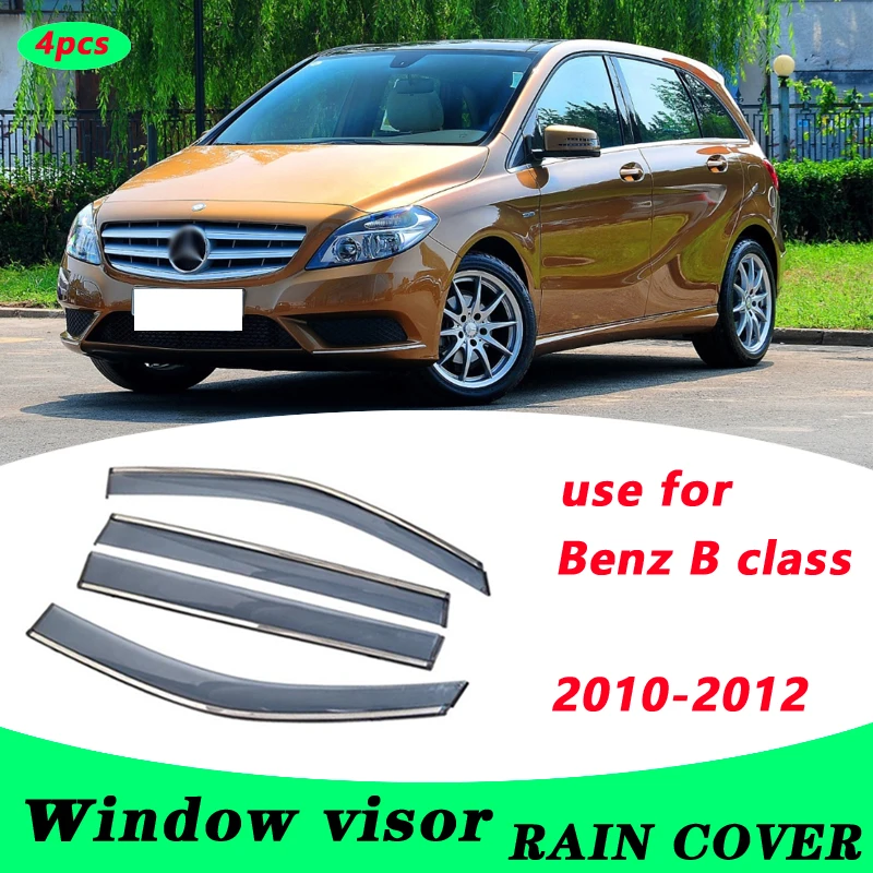 

Для Benz B class 2010-2012 Benz B200 пластиковый козырек вентиляционные оттенки Защита от солнца дождя 4 шт./компл.