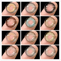 EYESHARE Color Contact Lenses for Eyes 2pcs Cosmetic Colored Lenses BLUE GREEN Natural Lenses Contact Lens Beauty Eye Makeup