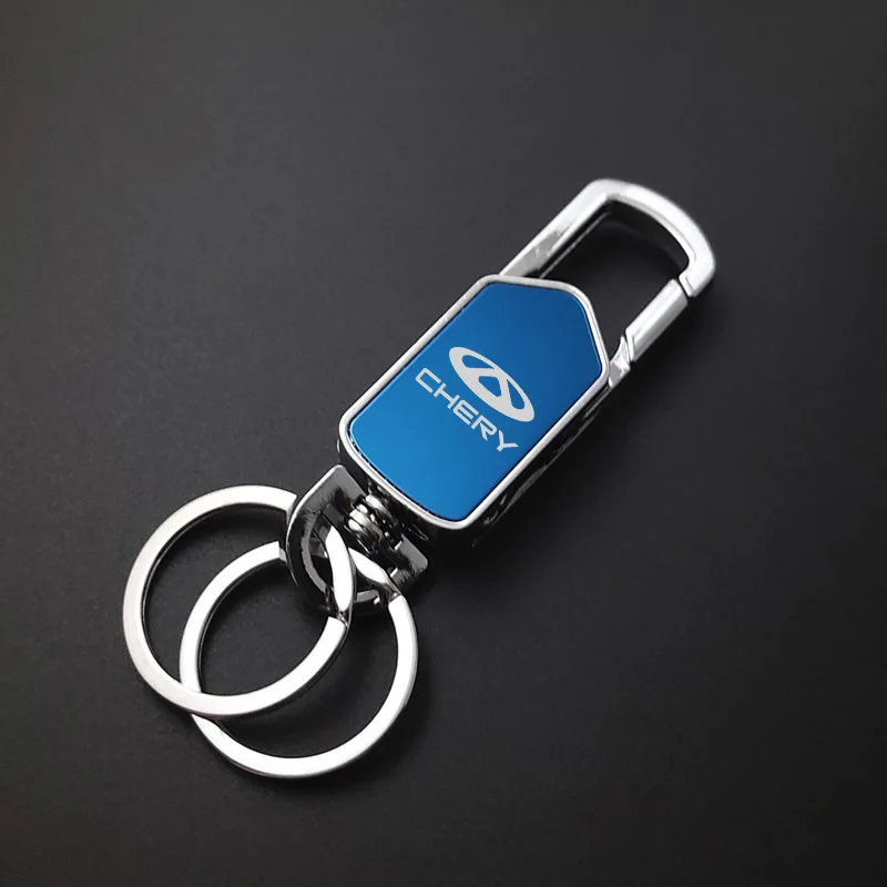 Фото Модный металлический брелок-ключница для Chery Tiggo 7 Pro 8 4 5 3 2 T11 5X Amulet QQ IQ Fulwin Arrizo 5, аксессуар для ключей №3