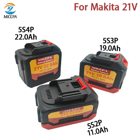 Аккумуляторная батарея MKEPA для Makita 21В 11/19/22 Ач