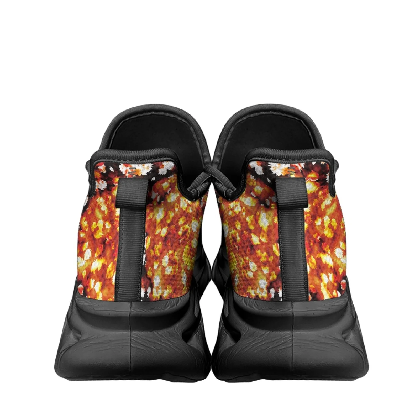 Фото Кроссовки PENSTROLL Orange Yellow Floral Lightweight Blade для взрослых, удобные мужские кроссовки для бега №3