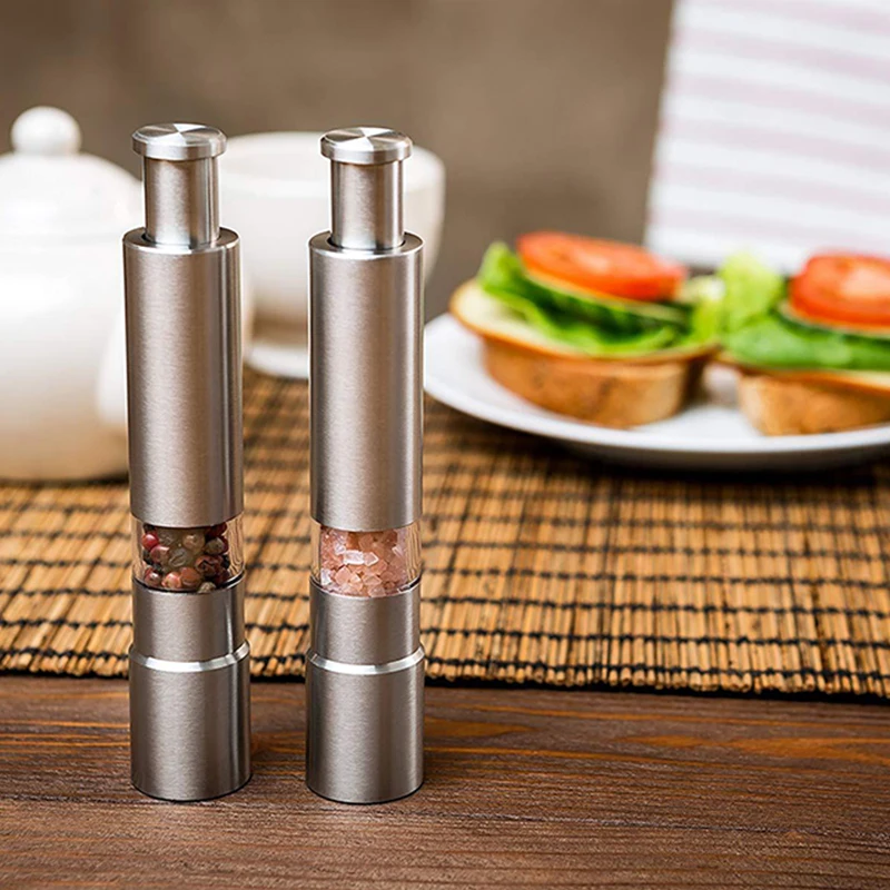 Salt Shaker And Pepper Manual Chopper For Spices And Seasoning Salt Mill