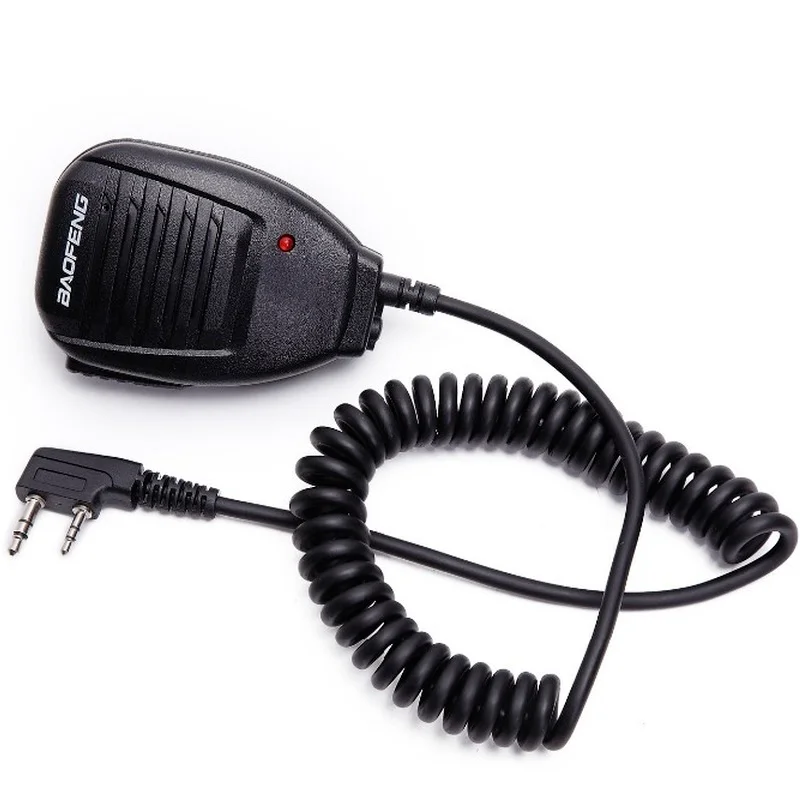 100 original baofeng walkie talkie 50km microphone speaker for baofeng uv 5r bf 888s radio communication accessories free global shipping