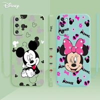 mickey mouse cover for samsung galaxy s22 s21 s20 fe s10 plus s9 s8 note 10 20 ultra 5g multicolor liquid silicone phone cases
