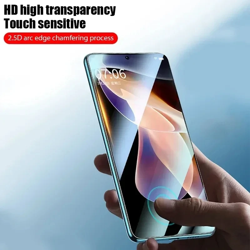 Фото Защита экрана для Xiaomi Poco X6 Pro X5 X3 NFC F3 C65 11 Lite 5G Ne 12 13T 12T 11T C40 C55 C61 X4 M5 F1 9T 10T 14 13 A3, стекло №4