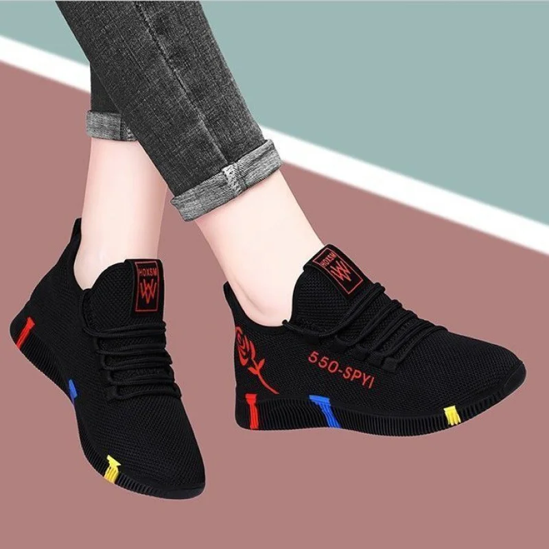 Tenis Feminino 2022 Women Sneakers Outdoor Running Shoes for Women Fashion Lace Up Ladies Gym Sport Shoes Footwear Basket Femme