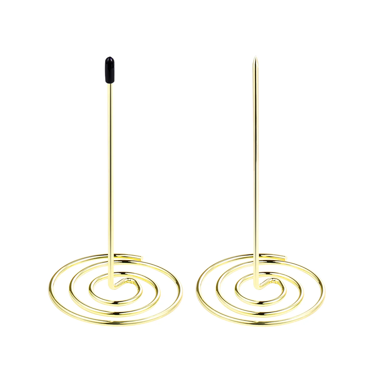 

2pcs Place Holder Table Menu Holder Stainless Steel Table Stand Holder for Banquet Party Decoration