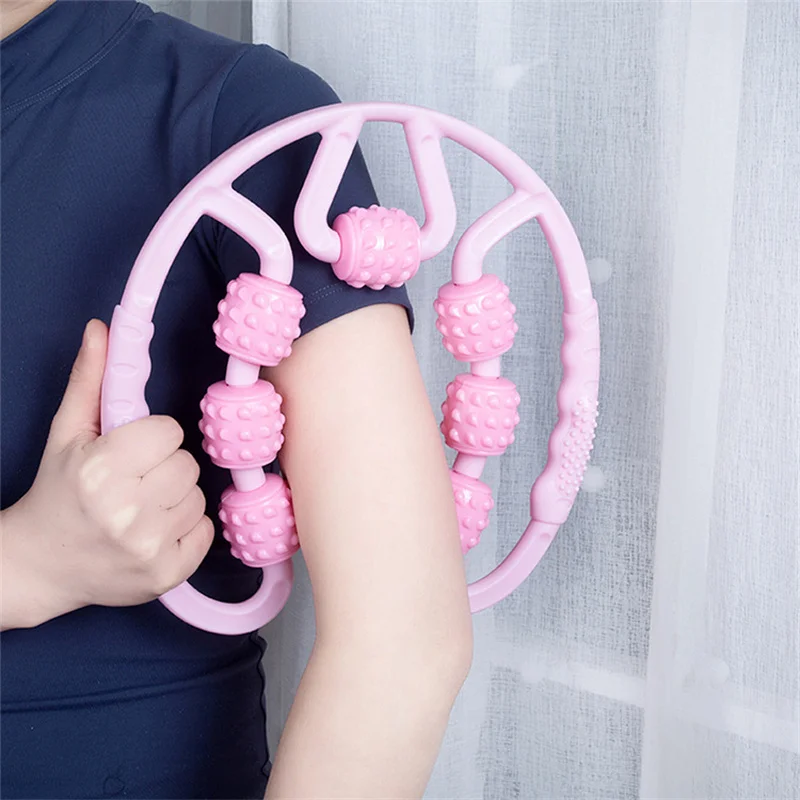 

Yoga Massage Roller Yoga Training Device U-shaped Pilates Fitness Exercise Yoga Auxiliary Equipment Muscle Relaxation Roller