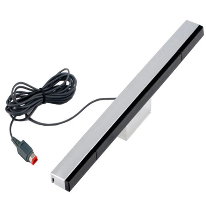 

Replacement Infrared TV Ray Wired Remote Sensor Bar Reciever Inductor For Nintendo For Wii For Wii U Console Plastic ZF11@3800