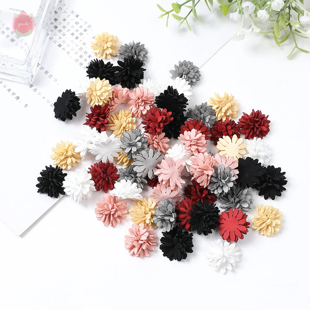 Фланелевая мини-ткань 2 см с маргаритками искусственный цветок головной убор для