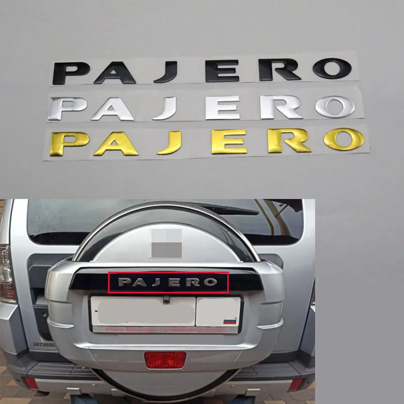 Новинка для Pajero V31 V32 V33 буквы задний багажник задняя дверь эмблема значок логотип