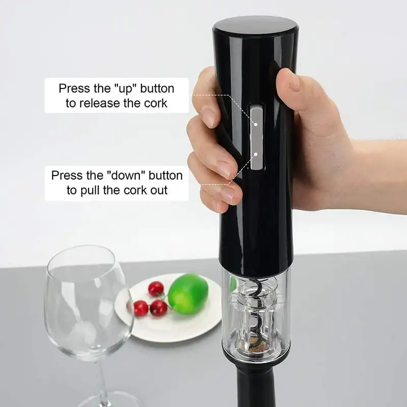 

Opener, USB Rechargeable Automatic Wine Bottle Opener Set with Foil Cutter, LED Wine Aerator Pourer for Wine Lovers Gift Home K