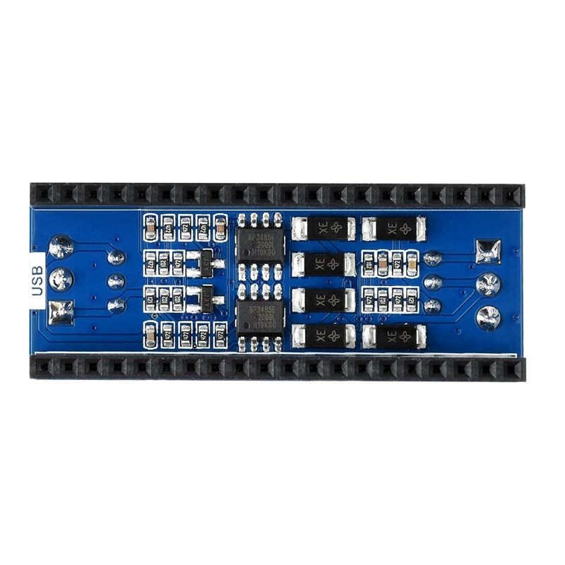 

Плата Waveshare двуканальная с модулем RS485 для RPI Raspberry Pi PICO RP2040, UART на RS485