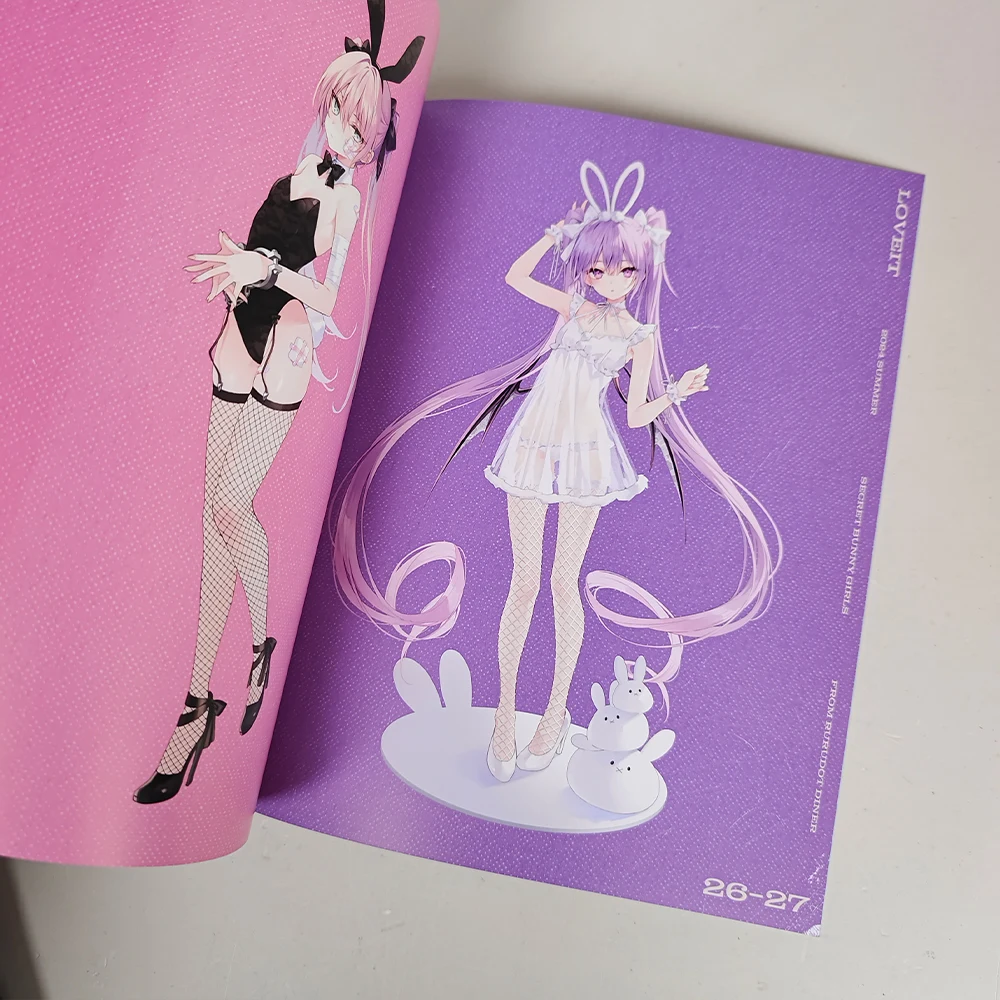 Фото Коллекционная книга иллюстраций Rurudo LOVE IT (BUNNY GIRLS ILLUSTRATION WORKS) – Произведения искусства Раби, иллюстрации, живопись, комиксы, C104 №5