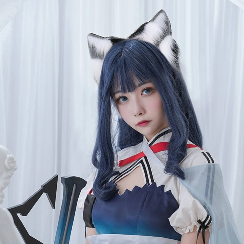 

Cartoon Cat Ear Shape Hair Hoop Plush Carnivals Party Headpiece Colorful Hairband Cosplay Party Tails Props Unisex