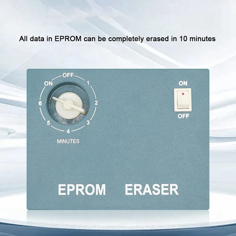 Фото УФ-устройство для удаления данных EPROM, инструмент для стирания данных EPROM, ультрафиолетовый свет для стирания, таймер для стирания полупроводниковых чипов, радиационное устройство для стирания, вилка стандарта ЕС - AD23 №5