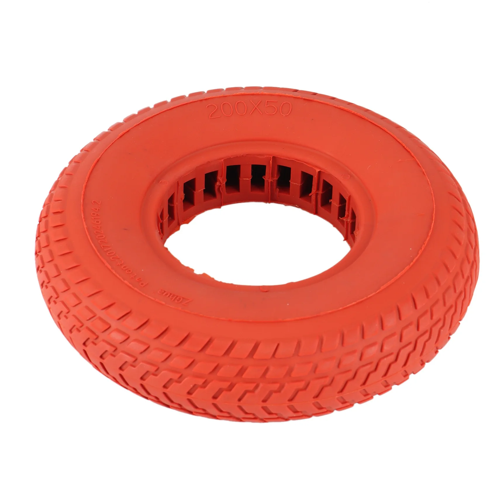 

8 Inch 200x50 Solid Tubeless Tire Electric Scooter for Xiaohaitun /Speedway Mini 4 Pro Tubeless Wheel Tire ,Red