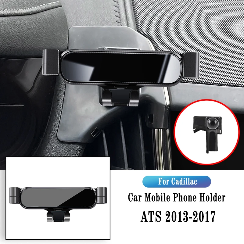 

Car Phone Holder For Cadillac ATS 2013-2017 Gravity Navigation Bracket GPS Stand Air Outlet Clip Rotatable Support Accessories