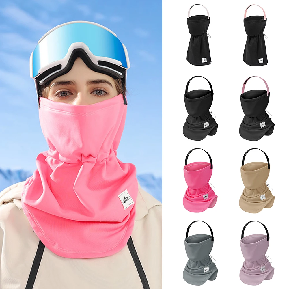 

Cycling Windproof For-Goggles Cationic Fleece Warm Face-Shield Protect Neck 54-56cm Head Circumference Winter Face-shield