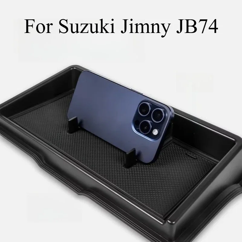 Фото Для Suzuki Jimny JB74: Модифицированный органайзер для приборной панели, навигационный бокс, автомобильные аксессуары №4