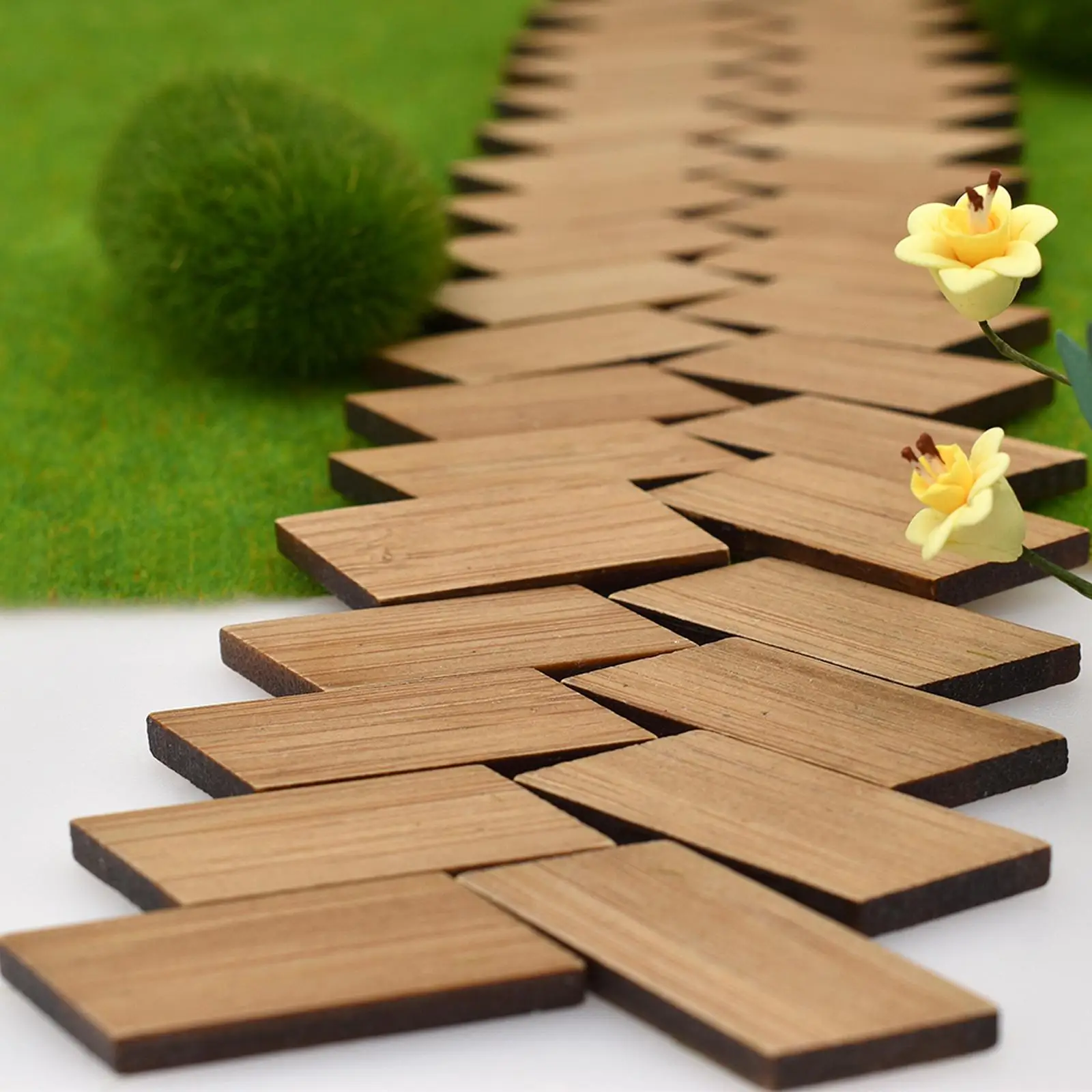

24Pcs Simulation Dollhouse Flooring Accessories Toys furniture living Room Micro Landscape 1/12 Ornaments Scenery Supplies