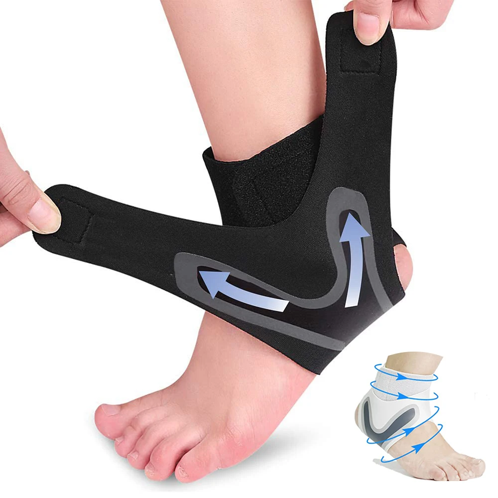 

Adjustable Ankle Brace Support Sleeves Elastic Sports Fixation Bandage to Relieve Pain Ankle Support for Exercise Arthritis