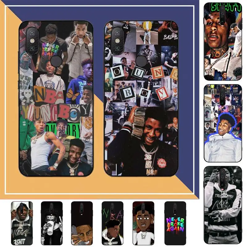 

FHNBLJ Youngboy Never Broke Again Phone Case for Redmi Note 8 7 9 4 6 pro max T X 5A 3 10 lite pro