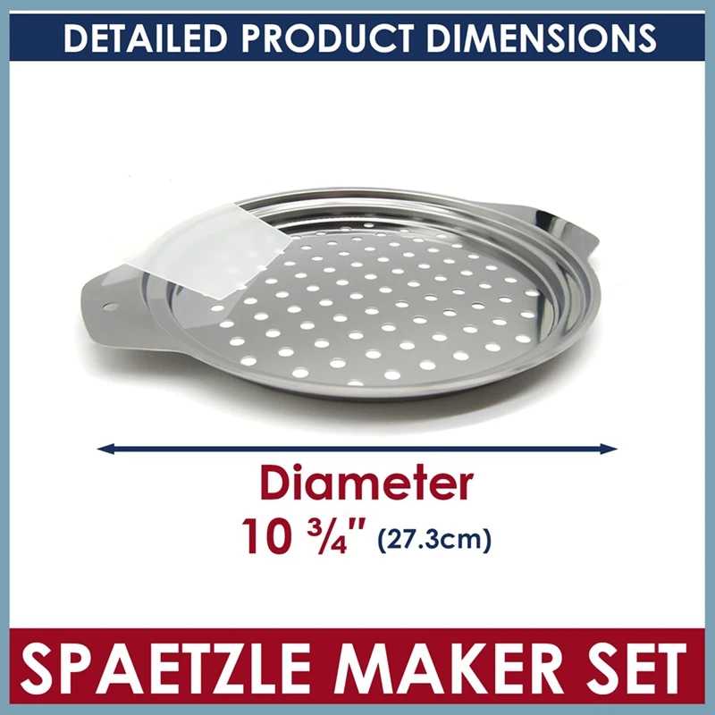 Крышка для изготовления лапши и яиц из нержавеющей стали со скребком