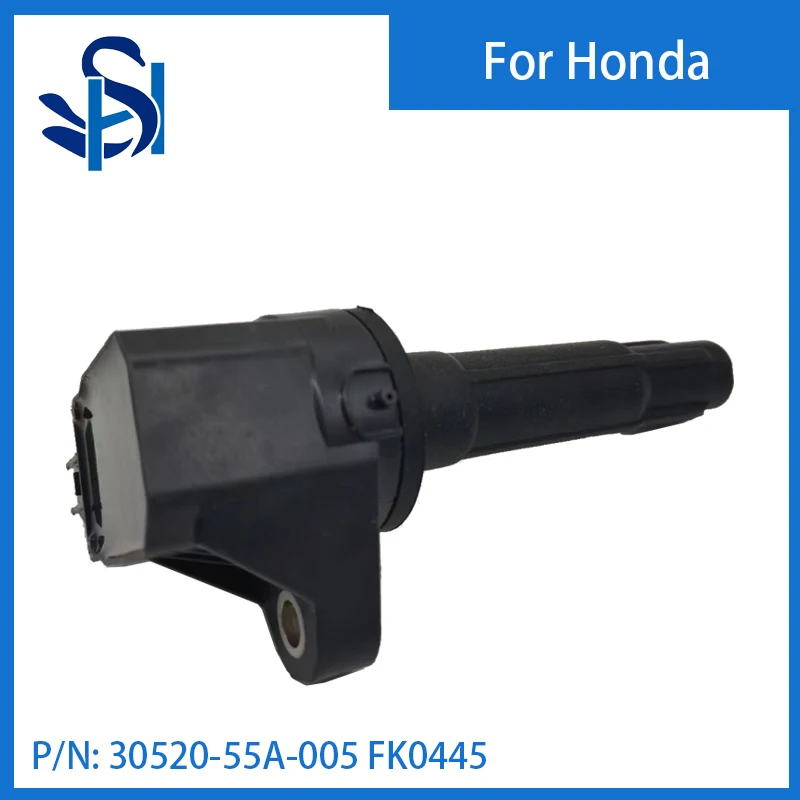 Фото 30520-55A-005 FK0445 Катушка зажигания подходит для Honda Fit 4 1.2 1.3 1.4 CITY 1.5L CR-V 3 FR-V Civic 1.3L 1.8L 2.0L 2005-2020 №4