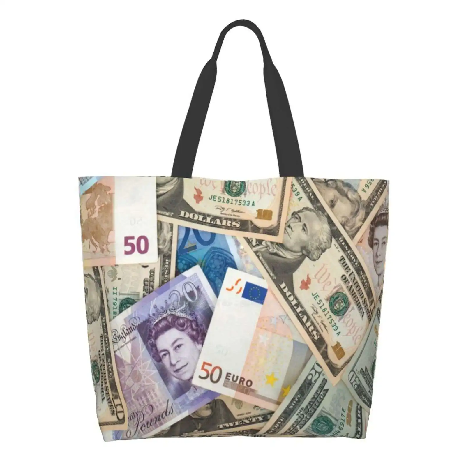 

Женская сумка-тоут World Money, сумка на плечо для путешествий для девушек, женская сумка, мировая валюта, Великобритания, Англия, Великобритания