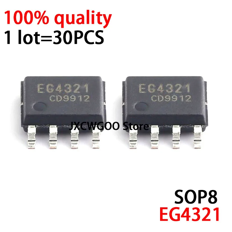 

Новая Оригинальная интегральная схема EG4321 SOP8 EG4321 DIP8, 30 шт.