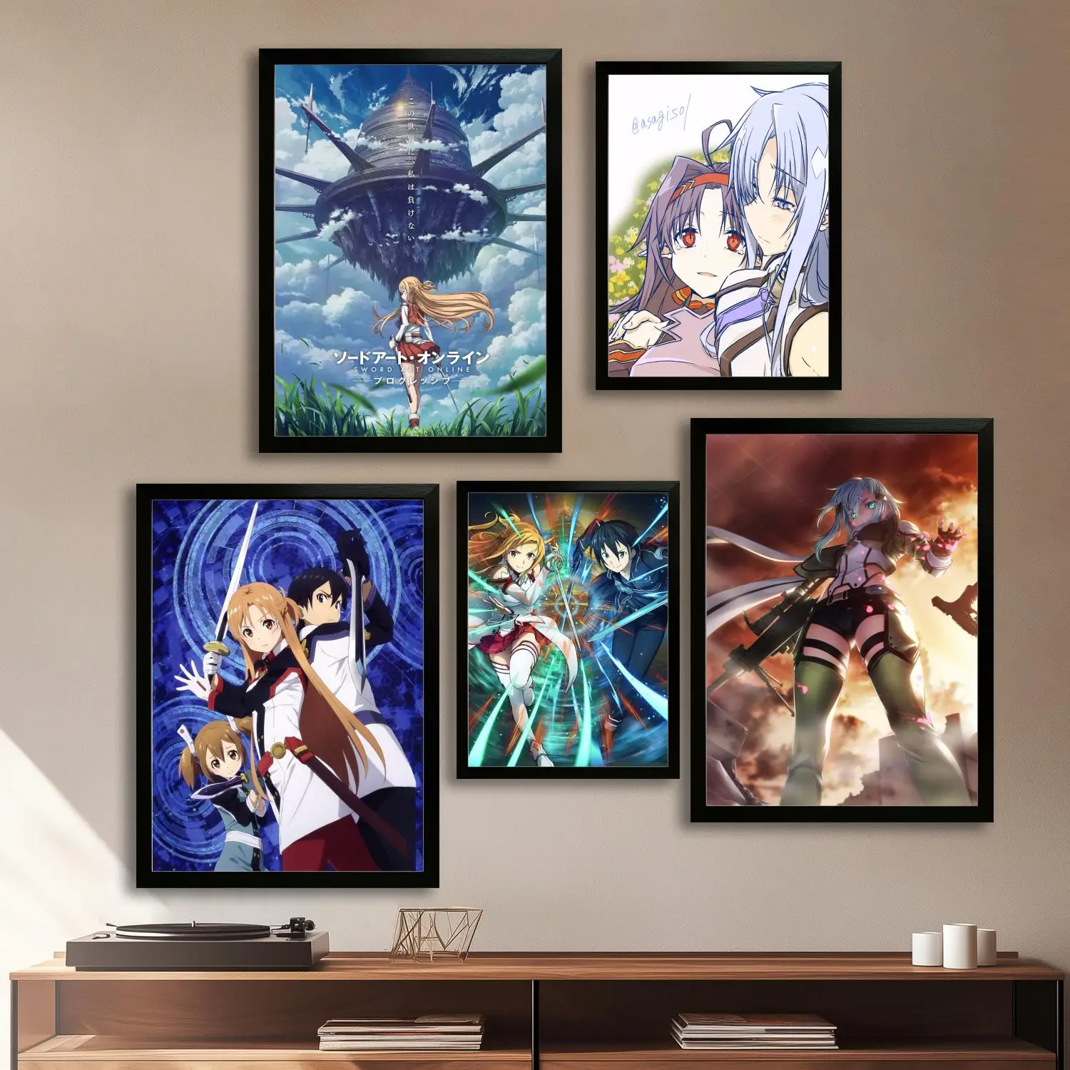 Мистецтво меча онлайн холст художественный постер настенная живопись печать