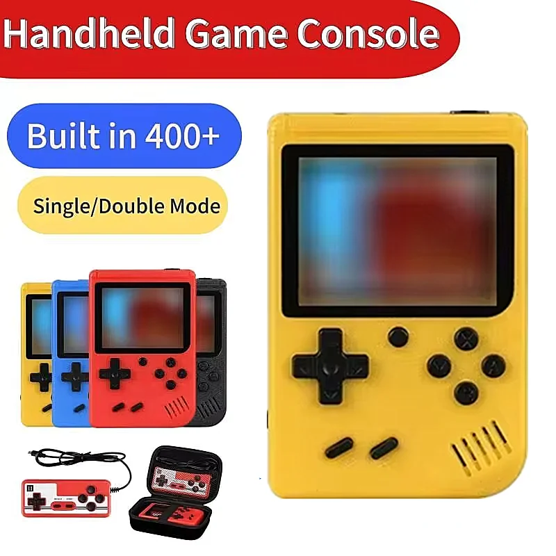 Консоль игровая 8-битная портативная с ЖК-экраном 400 дюйма 3 0 встроенных игр